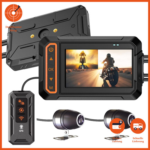 Motorrad dashcam dual kamera - motorrad,