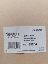 Nielsen Bilderrahmen mit Glasscheibe und Alurahmen