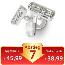 15-45W LED Strahler Fluter Außenleuchte mit Bewegungsmelder Hof Wandleuchte IP65