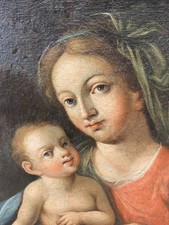 ANTIKES SAKRAL ÖLGEMÄLDE UM