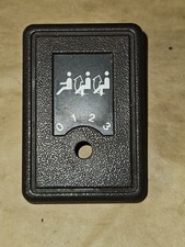 VW T3 Schalter Blende Armaturenbrett Heizung 255919383 90V BRAUN selten