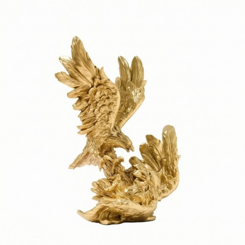 Adlerfigur goldfarben - adlerfigur,