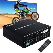  HDMI DVI TV Video Wall Controller 2x2 Splicer Multi Screen Processor Splitter