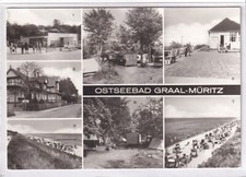 Ansichtskarte Graal-Müritz - Broiler-Gaststätte/Tannenhof/Strand/Zeltplatz u.a.