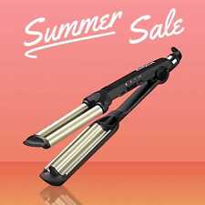 BaByliss C260E Dreifach Welleneisen Easy Beach Waves GEBRAUCHT