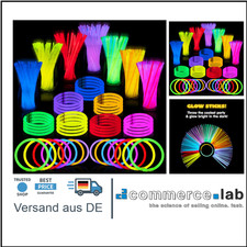 100 Stück Neon-Knicklichter