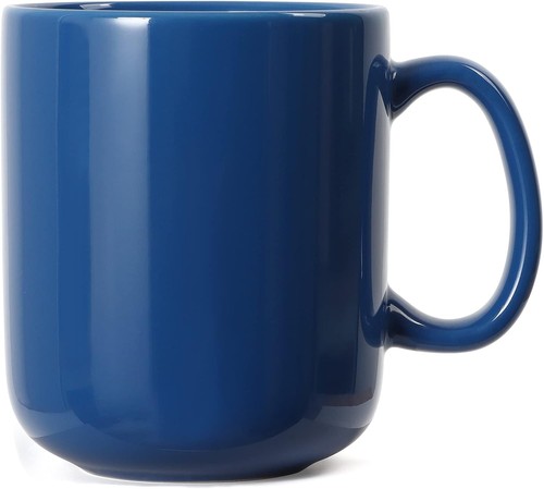 Keramik tasse 600ml blau - tasse,