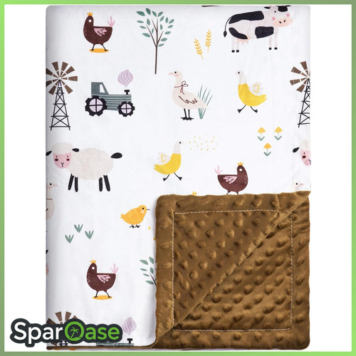 Babydecke baumwolle 75x100cm - babydecke,