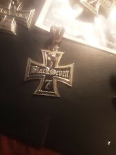 Gremiun MC Black Seven Anhänger Silber 925 Biker Schmuck Eisernes Kreutz