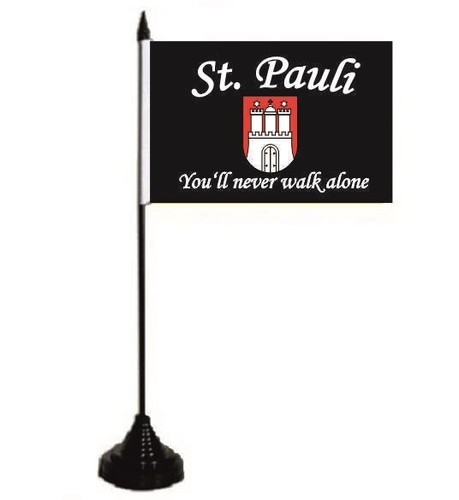 Tischflagge pauli never - pauli,