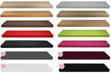 Wandboard Hochglanz Glanz Wandregal Bücherregal Hängeregal Regal 60 cm grau weiß