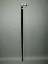 Holz Gehstock Wanderstock Löwe silbern  95cm Spazierstock Fasching Aktion 2 Wahl