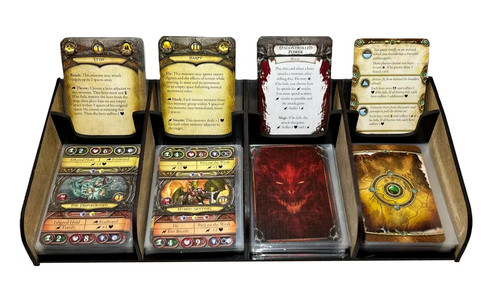 Brettspiel vier karten - vier, deck