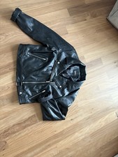 Damen Jacke Im Biker Stil Lederimitat Schwarz Gr. L von Only