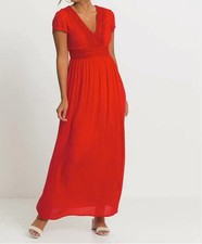 Maxikleid mit Häkelspitze Gr