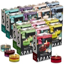 72 x SPAAS Maxi Teelichter 10h