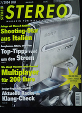 STEREO 7/04,RESOLUTION AUDIO OPUS 21 CD,AUDIO FLIGHT CD ONE,PRE,50,SHANLING 100