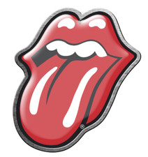 ROLLING STONES tongue metal pin badge