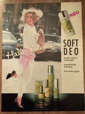 ORIGINAL REKLAME WERBUNG 1988   HALLO JANINE  D.  4711, Soft-Deo , Parfum
