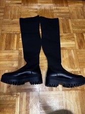 Damen overknee stiefel schwarz - stiefel,