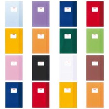 Herlitz Hefthülle Heftumschlag Baststruktur mit Namensetikett in A5 oder A4