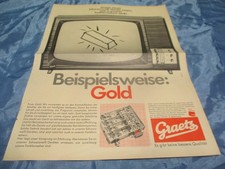Graetz  Fernseher , Reklame