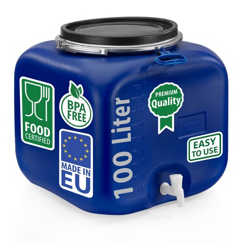 Weithalsfass 100l futtertonne - ,