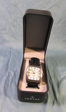 Herrenuhr CERTUS (Besançon) Lederarmband water resistant 5 ATM NEUZUSTAND