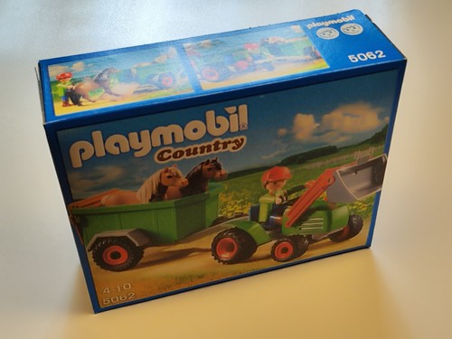 Playmobil 5062 traktor mit - playmobil,