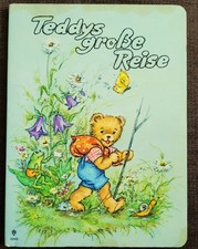 1977 Pappbilderbuch Lore Hummel: Teddys große Reise, S.E. Dessert 2243