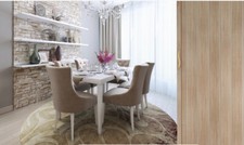 Falttür Schiebetür H.202 cm