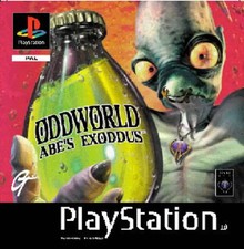 Oddworld: Abe's Exoddus (PSone) Playstation 1 komplett, Zustand GUT PS1