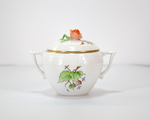 Herend zuckerdose hagebutte - ,