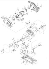 Makita Ersatzteile für Akku-Handkreissäge DHS680