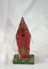 Weihnachtsdeko ° Haus aus Holz 14 cm