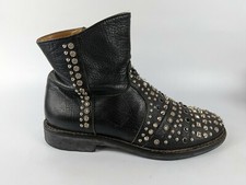 Gallucci schwarze Ledernieten