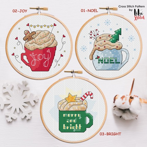 Weihnachten kreuzstich muster - weihnachten,