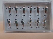 Preiser Spielmannszug Trommel Querflöte Uniform Tracht 24602 1:87 OVP 12 Fig