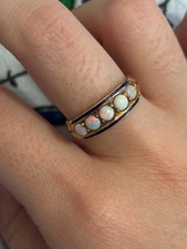 viktorianischer Ring 18 Karat