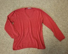 Giorgio, hochwertiger, klassischer, Pullover, Seide + Kaschmir, rost-rot, Gr. 44