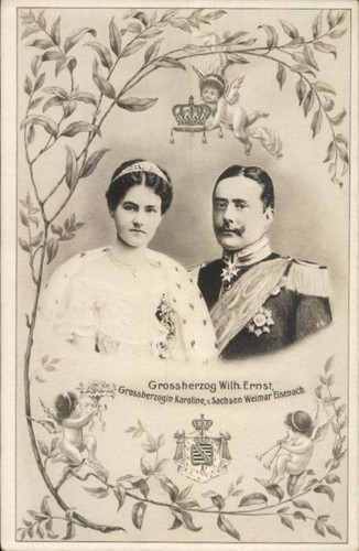 Großherzog wilhelm ernst - ak,