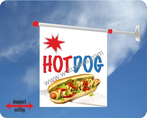 Flagge hot dog - flagge,, imbiss,