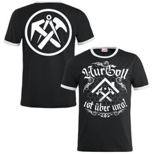 Herren TShirt Nur Gott ist über uns DER DACHDECKER Handwerk Zunft Wappen S - 8XL