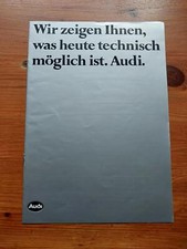 AUDI Programm inkl. Audi Quattro und 80 GTE - PROSPEKT (10/1982)