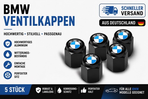 Bmw ventilkappen schwarz - ventilkappen,