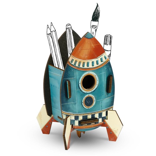 Werkhaus stiftebox rakete aus - werkhaus,