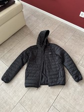 Herren Quicksilver Steppjacke Übergang Jacke Gr. M schwarz top