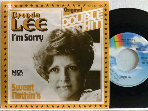Brenda lee sorry - sorry, sweet