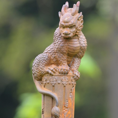 Rustikale gusseisen drache - rustikale,