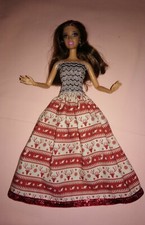 Barbie Glitzer Puppen Kleid